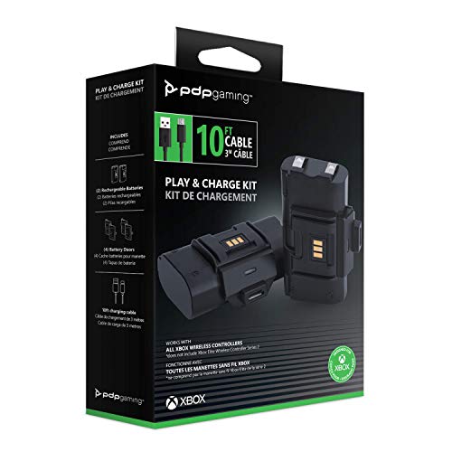 PDP Metavolt Игра &засилувач; Полнење Комплет За Xbox Серија X|S, Xbox Еден-Вклучува 2 Батерии За Полнење, 4 Врати на Батеријата &засилувач;