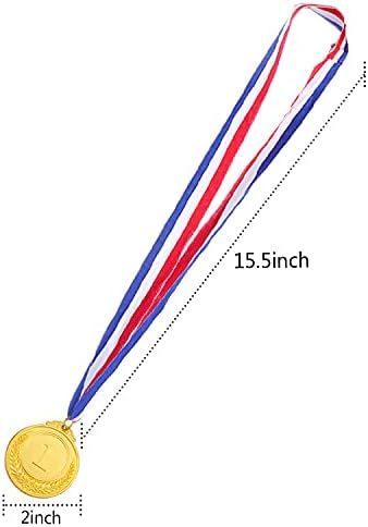 Кајдо 6 парчиња 2 инчи медали за награди Метал Медали Медали Злато Сребрена бронзена награда Медали 1 -то 2 -то 3 -то место Медали