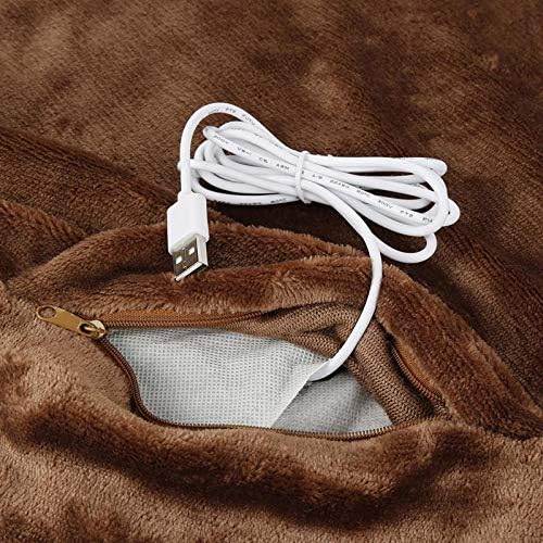 TWDYC USB загреани електрични ќебиња удобно ќебе за греење на јаглеродни влакна за затоплување за затоплување на шал за греење