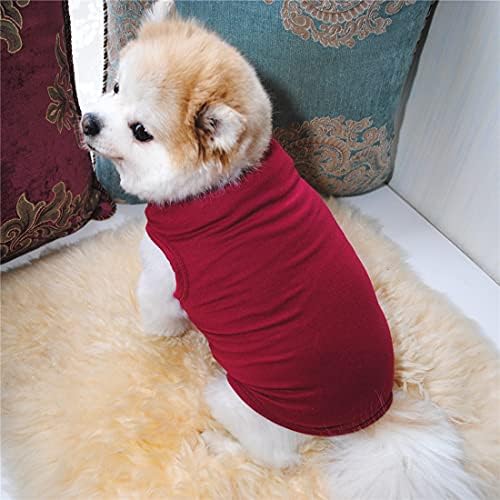 Облека за кучиња кошули за миленичиња за мало средно кучиња памучна маица шема