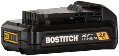BOSTITCH 20v Макс Батерија, Литиум Јон, 2.0-Ах