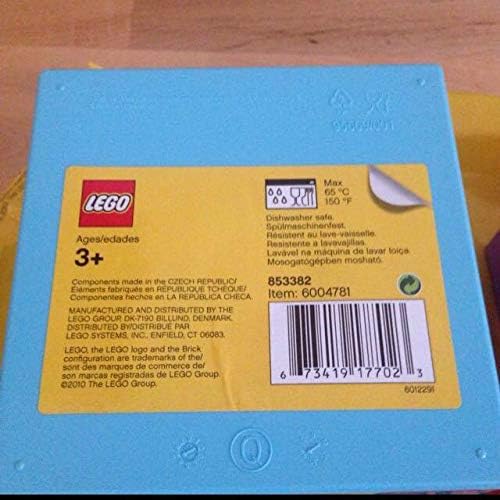 Кутија за складирање на тиркизна тули од Лего