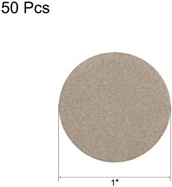 Uxcell 1-инчен диск за пескарење на кука и јамка влажна/сув силиконски карбид 10000 решетки 50 парчиња