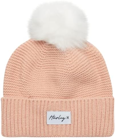 Зимска капа на Харли - Кендис плетена манжетна пом -бена