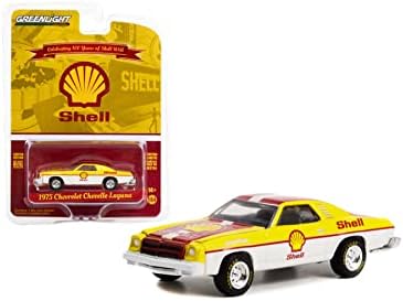 1975 Chevy Chevelle Laguna, Yellow - Greenlight 28100B/48-1/64 Scale Diecast Model Car Car Car Car Car