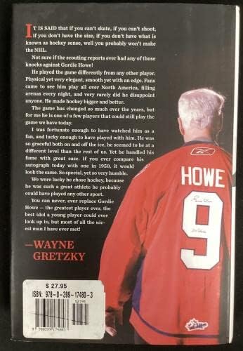 Горди Хау, потпишана книга Г -дин Хокеј HCB хокеј црвени крилја Whalers Auto Hof JSA 2 - NHL автограмираше разни предмети