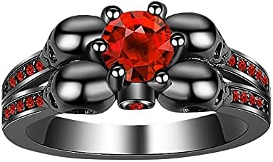 2023 Нови прстени со големина на легура прстен жени 69 подароци накит Свадба Циркон црвени прстени прстенест дијамантски прстен