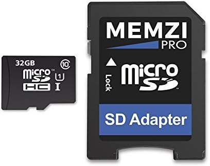 MEMZI PRO 32gb Класа 10 90MB/s Микро Sdhc Мемориска Картичка Со SD Адаптер За Samsung Galaxy Tab S3 9.7 таблет КОМПЈУТЕР