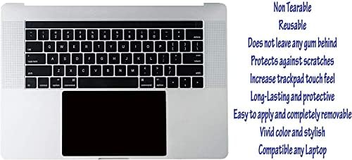 Ecomaholics Премиум Trackpad Заштитник за Dell Inspiron 7501 15.6 инчен Лаптоп, Црна Подлога За Допир Покритие Против Гребење Анти Отпечаток Од Прст Мат, Додатоци За Лаптоп