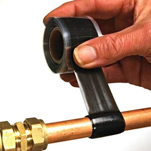 Бес-алатна лента за изолација, водоводџии со силиконски спојки со цевки од 25ммкс3м Електриција запечатување на водоотпорна поправка