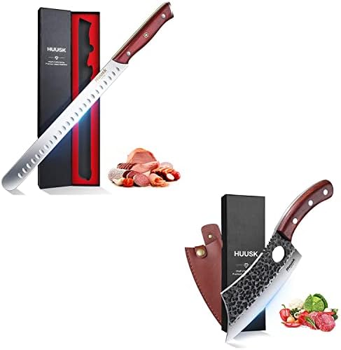 Ножеви од јапонски ножеви, викиншки нож со обвивка од месо од нож за сечење месо и зеленчук, фалсификувани ножеви за готвење, ножеви