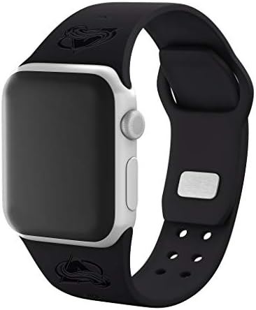 Игра Време Колорадо Лавина Врежан Силиконски Часовник Бенд Компатибилен Со Apple Watch