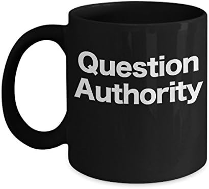 Прашање авторитет кригла чаша за црно кафе критички мислител анархист