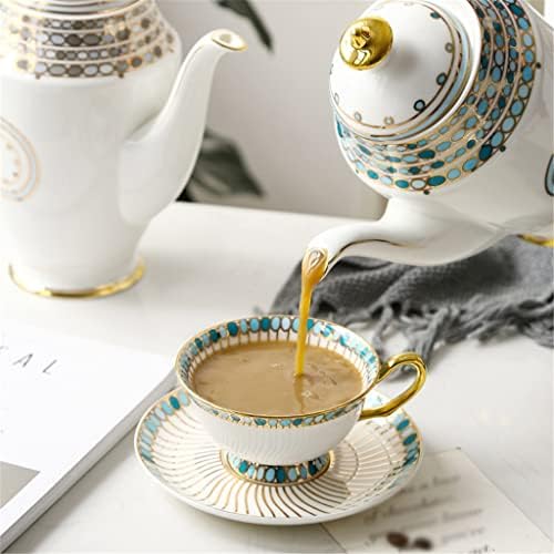GPPZM златна боја насликана коска Кина кафе сет порцелански чај постави керамички сад марка сад сад крема за чај чај од чај од чај од