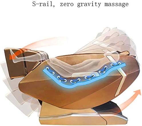 TFJS Recliner Zero Gravity SL-Track Full Body Shiatsu луксузен автоматски со истегнат режим на прислушување загревање на задната и ногата