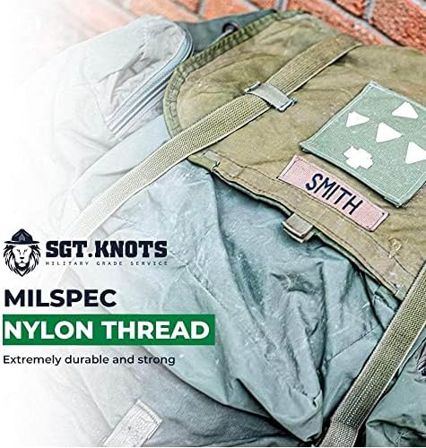 Sgt Knots 69 Milspec Thread Thread - Воена оценка, врзана најлонска нишка за кожено шиење, поправка на платно и повеќе