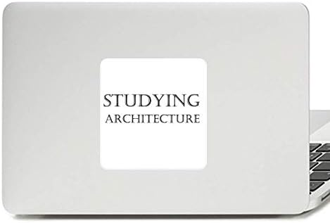 Кратка фраза проучувајќи ја архитектурата декорална декорација на налепница за лаптоп винил пастер