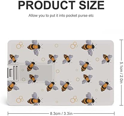 Смешни Летечки Пчели КРЕДИТНА Картичка USB Флеш Дискови Персонализирана Меморија Стап Клуч Корпоративни Подароци И Промотивни Подароци