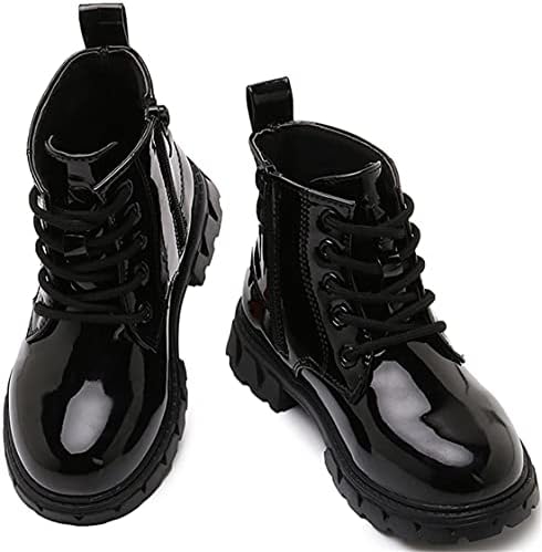 PPXID TOMDLER мали момчиња девојчиња водоотпорни чизми за борбени чизми странични чевли со поштенски глуждови