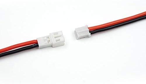 10 парчиња надграден Tiny Whoop JST-PH 2.0 Femaleенски кабел за конектор за батерија JJRC H36 H67 Inductrix E010 E013