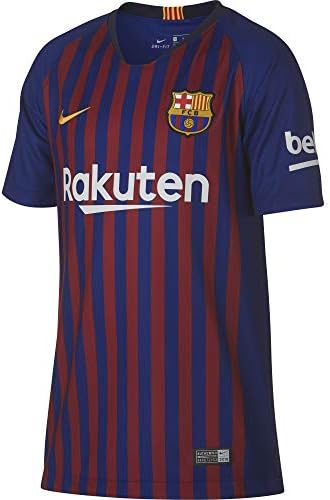 Nike Youth FC Barcelona Home Stadium Jersey 2018