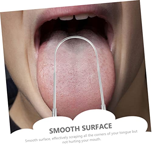 Хемотон 8 парчиња чистач на јазик за возрасни четкички за заби дете за заби четка за заби за деца метални јазици четки чистач за бебешки
