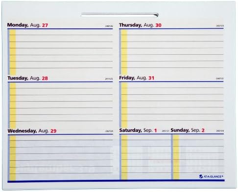 На Прв ПОГЛЕД Брзи Белешки Флип-А-Недела Биро Календар Пополнете Со Формат На Брзи Белешки, 5 х 8 Инчи, 2012