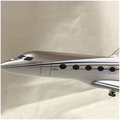 Модели на авиони Apliqe 1: 100 сооднос за Gulfstream G650er смола Симулација на авиони модел за декорација за декорација на подароци графички
