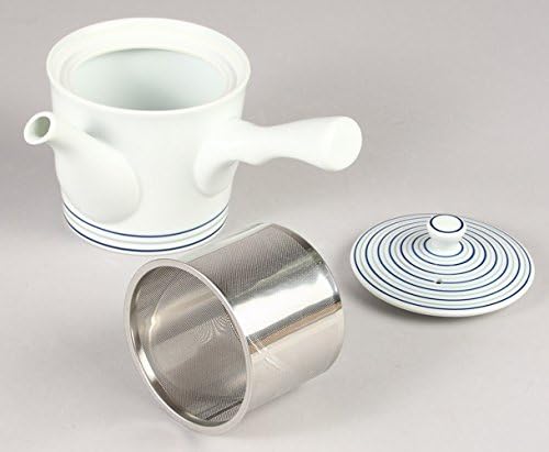 Hasami Ware 73549 чајник, капацитет на бели порцелан: приближно. 14.2 fl оз, направено во Јапонија