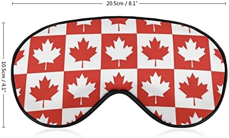 Смешноста на јавор од јавор Канада Канада Калифорско знаме мека маска за спиење за очи за спиење за слепите врски совршени блокови светлина