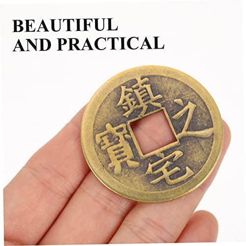 Абаодам 6 парчиња Гроздобер Бакарни Монети Украси За Изработка На Додатоци За Вашиот Автомобил Кинески Декор Кинески Монети