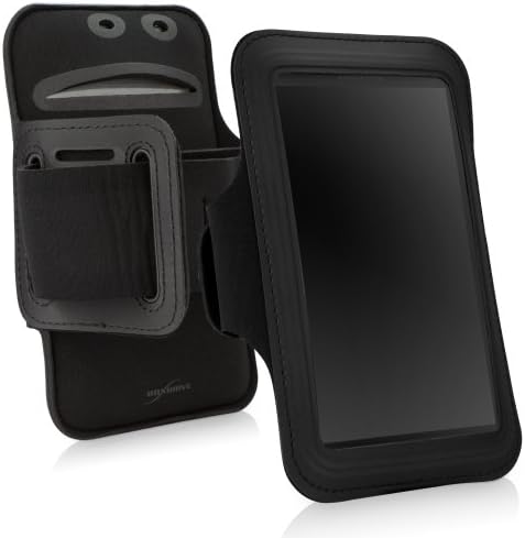 Case Boxwave Case компатибилен со Sony Xperia XZ1 - Спортски амбранд, прилагодлива амбалажа за тренинг и трчање за Sony Xperia XZ1 - etет Црно