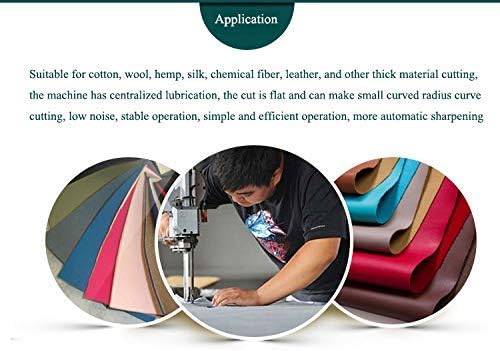 CGOLDENWALL Електрична тешка ткаенина ткаенина за ткаенини ножици Вертикална машина за сечење на кожа автоматско острење за острење за хартија/крпа/текстил/кожа