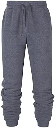 Атлетски панталони на fsahjkee за мажи, џемпери за мажи, комбинезони за затоплувачи ги затегнуваат разделените пакувања формални
