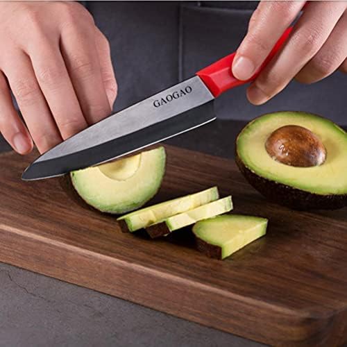 Гаогао Кујна Бар Керамички Стек Нож Супер Остри Ножеви 6 Парчиња Прибор