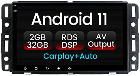 Андроид 11 Автомобил Стерео ЗА Гмц Сиера Јукон Шевролет Буик Шеви Силверадо, 8 Инчен Автомобил Радио Вграден Во Arplay Android