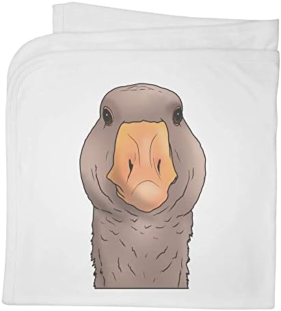 Azeeda 'Goose Head' памучно бебе ќебе/шал