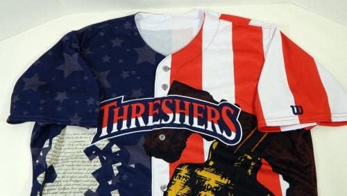 2018 Clearwater Threshers 24 Игра користеше морнарички дрес Ден на независност 48 6 - Игра користена МЛБ дресови