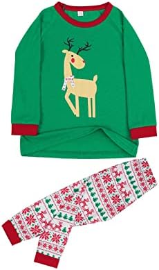 Семеен празник пижами, Божиќни пижами за семејство и кучиња што одговараат на Божиќни семејни пижами поставуваат пижами за семејство