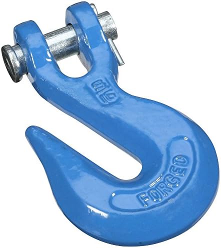 Национален хардвер N177-212 3240BC Clevis Grab Hook in Blue, 1/4 инчи