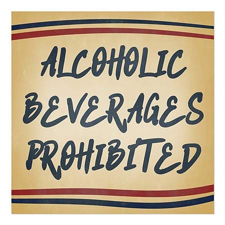 CGSignLab | „Забранети алкохолни пијалоци -ленти за носталгија“ 5 x5