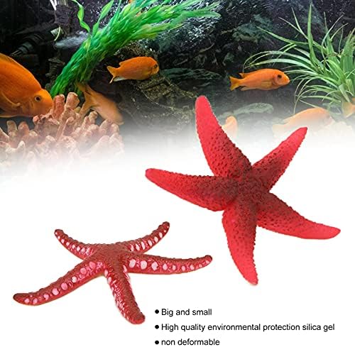 Hztyyier мека и флексибилна морска starвезда вештачка starвездена fishвездена fishвезда за слатка риба риба за декорација на резервоар за