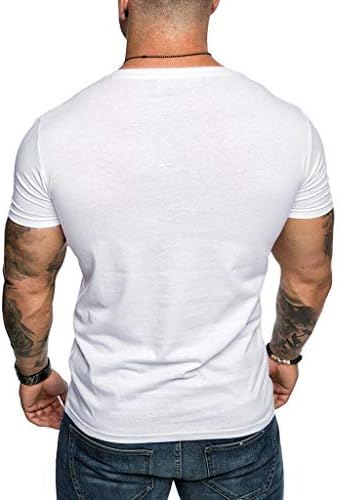 Мажјак за маж со маички Vective v врат- кратки ракави јога и тренингот Tees блузи врвови- класичен активна облека-undershirts tee