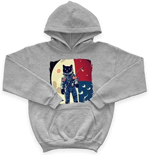 Детско знаме на САД Детско руно руно Худи - Худи на мачки за деца - Графички худи за деца