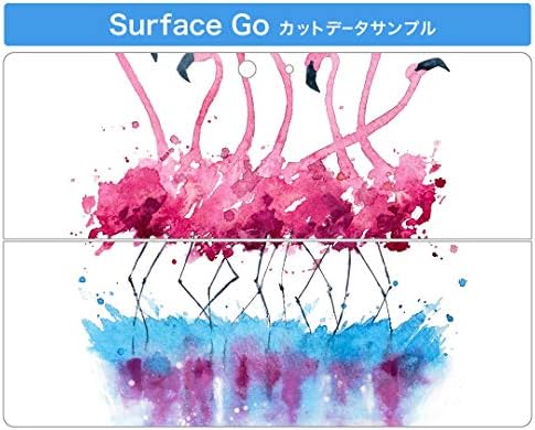 Декларална покривка на IgSticker за Microsoft Surface GO/GO 2 Ултра тенки заштитни налепници за тело на налепници 0111188 Фламинго Акварела