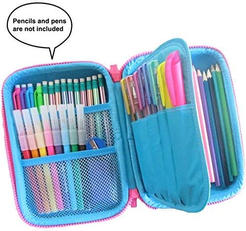 Кутија за моливи на Kidberry за деца, молив за деца, торбичка за моливи, куќиште за девојчиња молив за училиште, симпатична кутија за