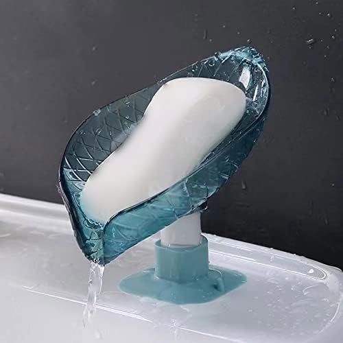 Amayyafzh сапун сапун сапун 1 парчиња сино-зелена сапун решетката автоматска решетка за мозоци анти-лизгачки база за носење отпорни на кујна бања