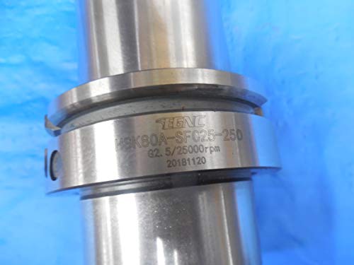HSK80A 25 mm I.D. Држете го држачот на алатката за смалување HSK80A-SFC25-250 Carbide Finish Reamer