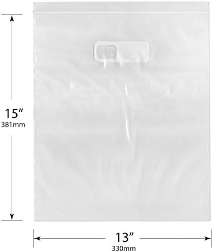 Плимор патент што може да се повлече од пластични кеси, 1 галон замрзнувач, 10,6 x 11