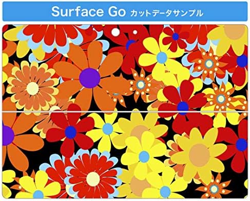 Декларална покривка на igsticker за Microsoft Surface Go/Go 2 Ultra Thin Protective Tode Skins Skins 000704 Цветна шарена